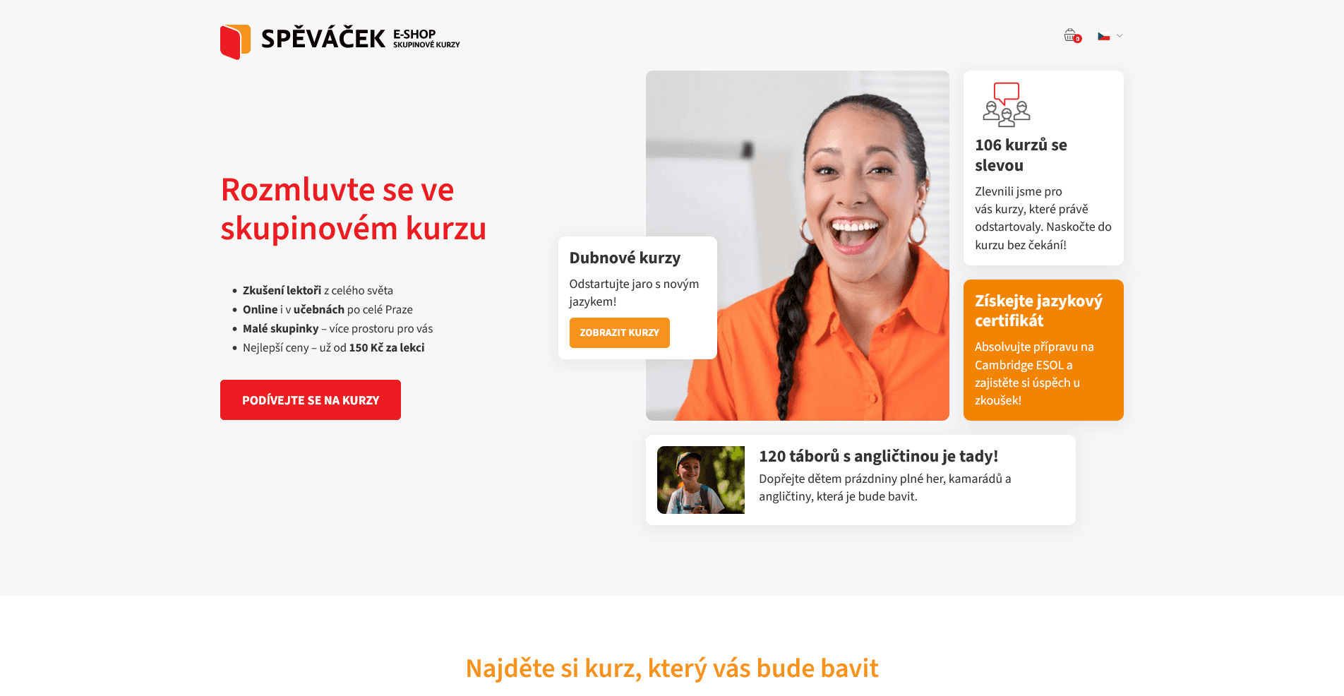 Spěváček E-shop